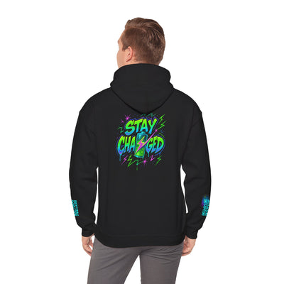 Pre-Order Stay Charged™ Neon Hoodie Unisex Pullover