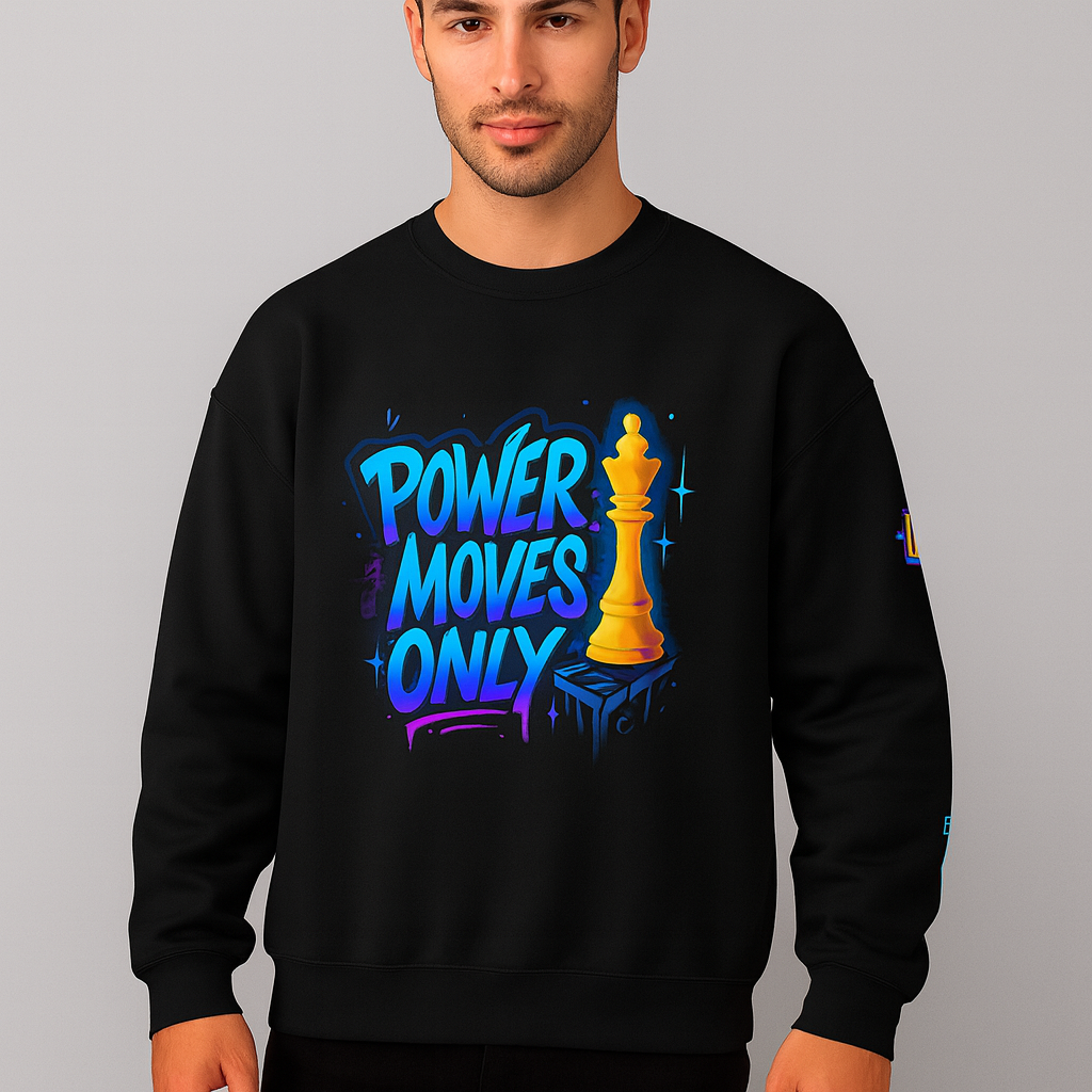 Pre-Order Power Moves Only™ Glow Crewneck Sweatshirt