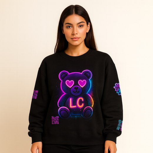 Pre-Order Neon LoveBear™ Glow Women Crewneck