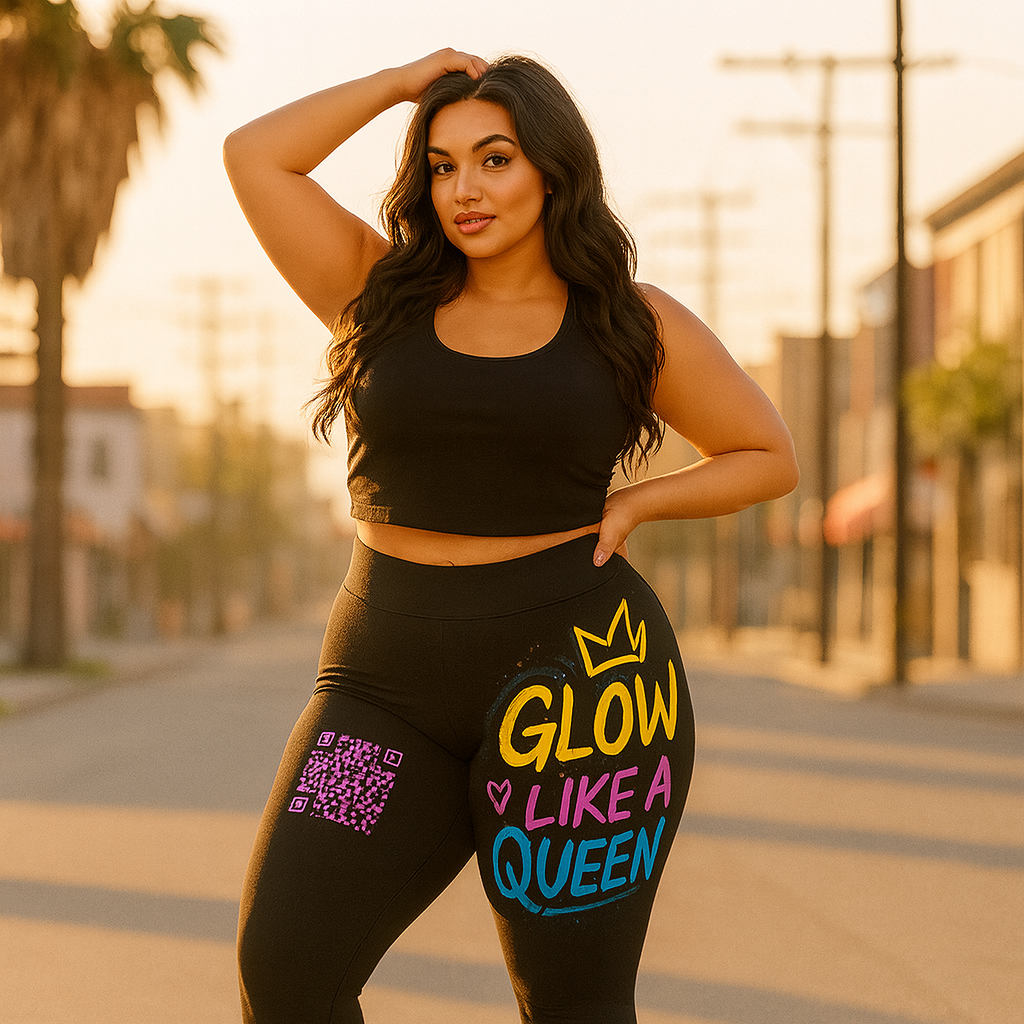 Pre-Order Glow Like a Queen™ Neon Women Leggings