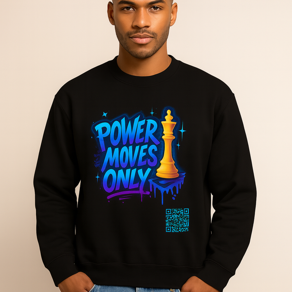 Pre-Order Power Moves Only™ Glow King Mens Crewneck Sweatshirt