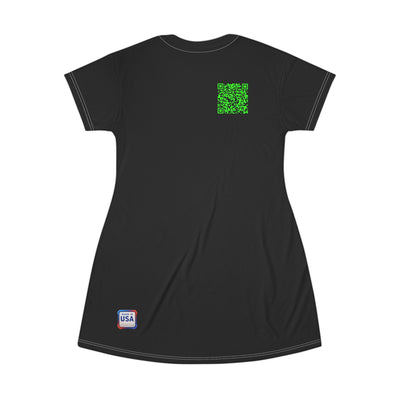 U.S.A. Military Power™ Premium Women Glow T-Shirt Dress