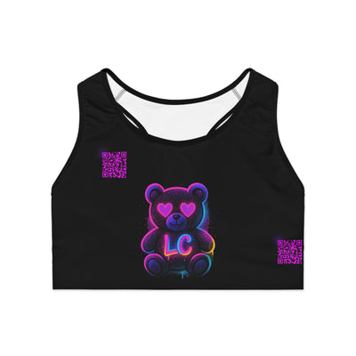 Pre-Order Neon LoveBear™ Glow Women Sports Bra
