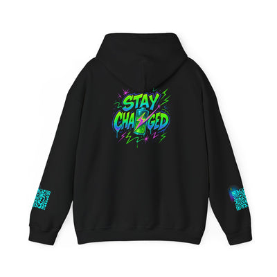 Pre-Order Stay Charged™ Neon Hoodie Unisex Pullover