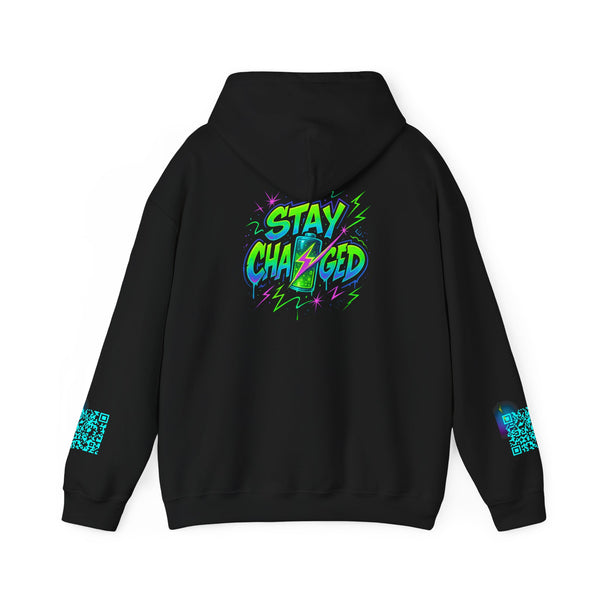 Pre-Order Stay Charged™ Neon Hoodie Unisex Pullover